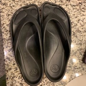 Croc flip flops